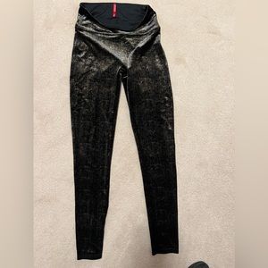 Spanx velvet leggings